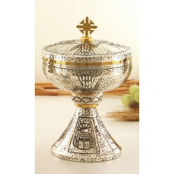 Ciboire H 19 cm diam Ouv....