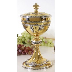 Ciboire H 24 cm diam Ouv....