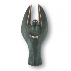 Statue 7.5 cm Bronze - Ange