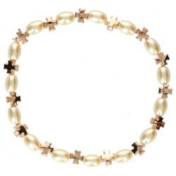 Armband op elastiek Kralen...