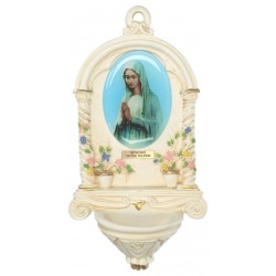 Bénitier résine Vierge priante