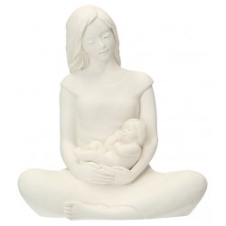 Mother seated with her...