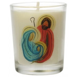 Glass candle 65 x 50 mm...