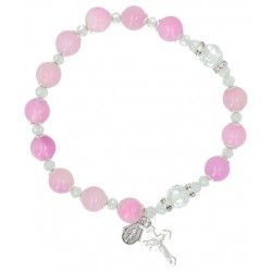 Armband / elastiek Roos +...