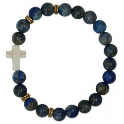 Armband op elastiek Lapis...