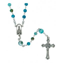 Rozenkrans Blauwe agaat +...