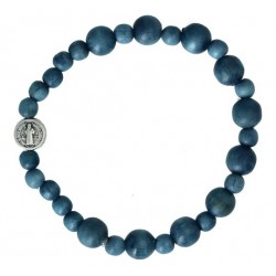 Armband op elastiek Hout...