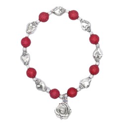 Armband op elastiek met...