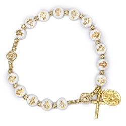 Armband op elastiek met...