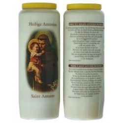 Noveenkaars / wit / Heilige...