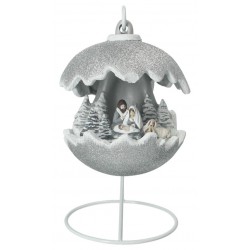 Crèche de Noël dans une...
